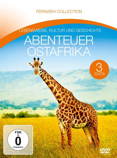 Abenteuer Ostafrika (Fernweh Collection), 3 DVDs