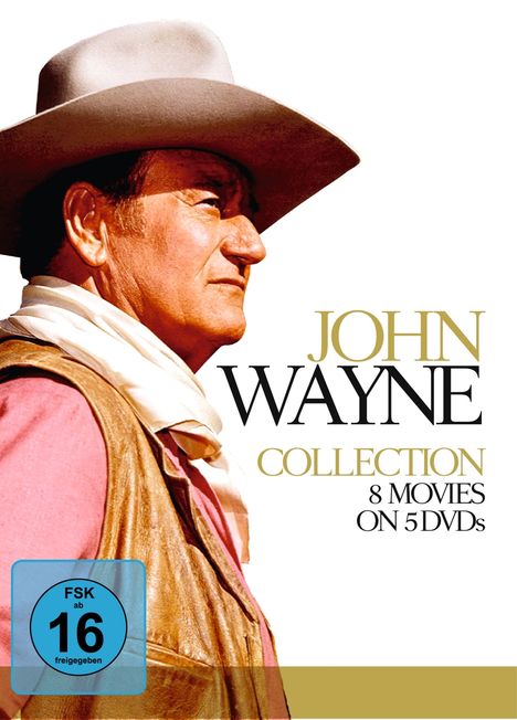 John Wayne Collection (8 Filme auf 5 DVDs), 5 DVDs