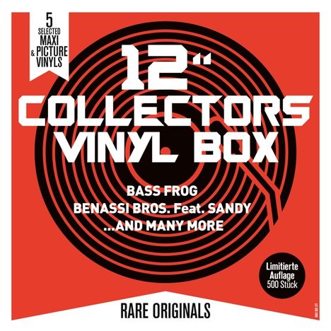 Bass Frog / Benassi Bros. Feat. Sandy ... And Many Moore: 12" Collector's Vinyl Box (Limited-Edition), 5 Singles 12"