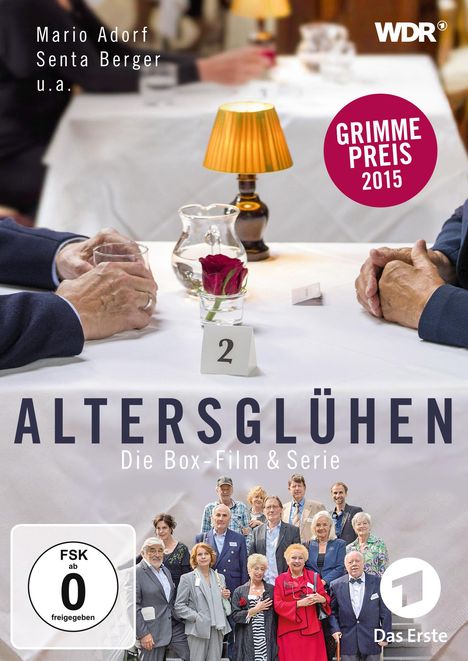 Altersglühen - Speed Dating für Senioren (Der Film &amp; Die Serie), 3 DVDs