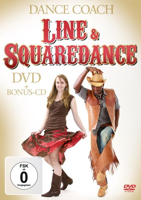 Tanzen lernen: Line &amp; Squaredance (DVD+CD), 1 DVD und 1 CD