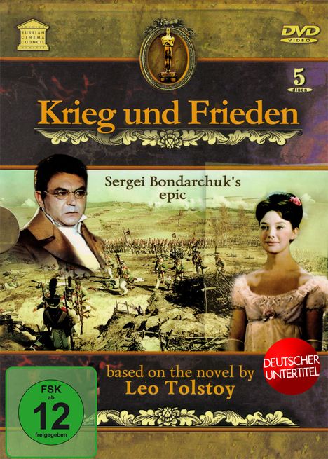 Krieg und Frieden, 5 DVDs