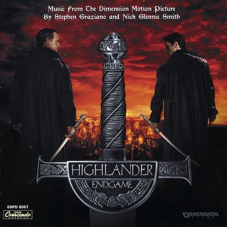 Filmmusik: Highlander Endgame, CD