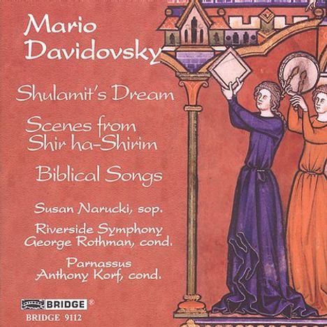 Mario Davidovsky (geb. 1934): Shir ha-Shirim (Song of Songs), CD