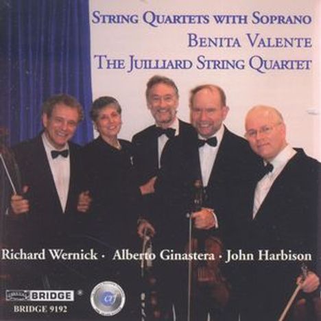 Juilliard String Quartet - Streichquartette mit Sopran, CD