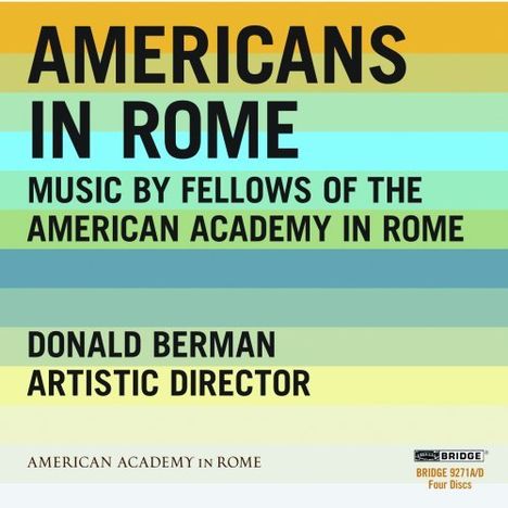 Americans in Rome, 4 CDs