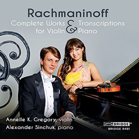 Sergej Rachmaninoff (1873-1943): Werke &amp; Transkriptionen für Violine &amp; Klavier, CD