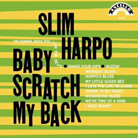 Slim Harpo: Baby Scratch My Back, LP