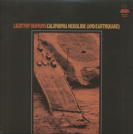Sam Lightnin' Hopkins: California Mudslide (And Earthquake) (Colored Vinyl), LP
