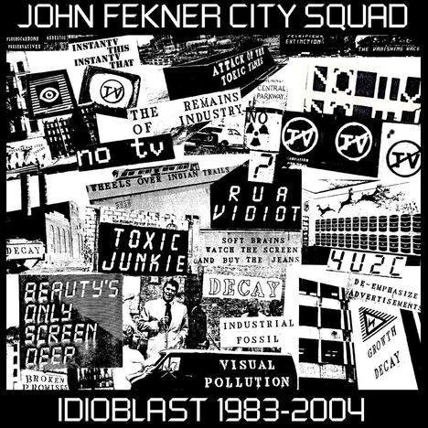 John Fekner City Squad: Idioblast 1983-2004, 2 LPs