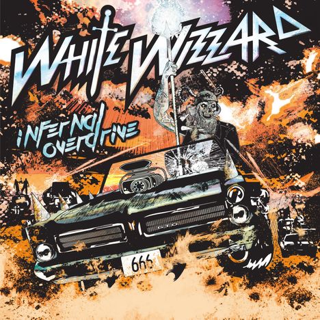 White Wizzard: Infernal Overdrive (Orange/Black Vinyl), 2 LPs