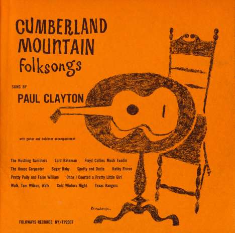 Paul Clayton: Cumberland Mountain Folksongs, CD