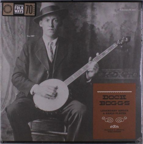 Dock Boggs: Dock Boggs: Legendary Singer &amp; Banjo Player, LP