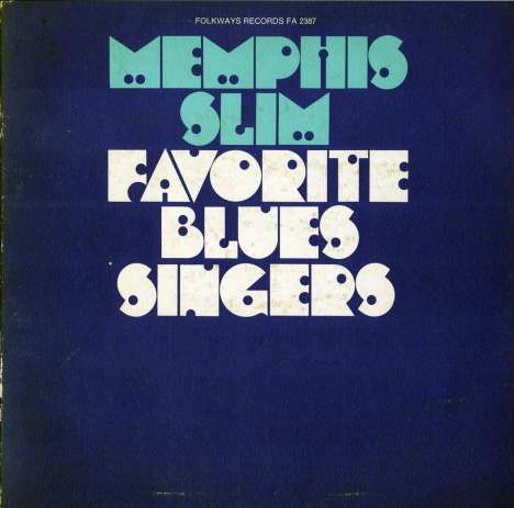 Memphis Slim: Favorite Blues Singers, CD