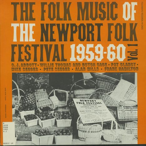 Folk Music Of The Newport Fol: Vol. 1-Folk Music Of The Newpo, CD