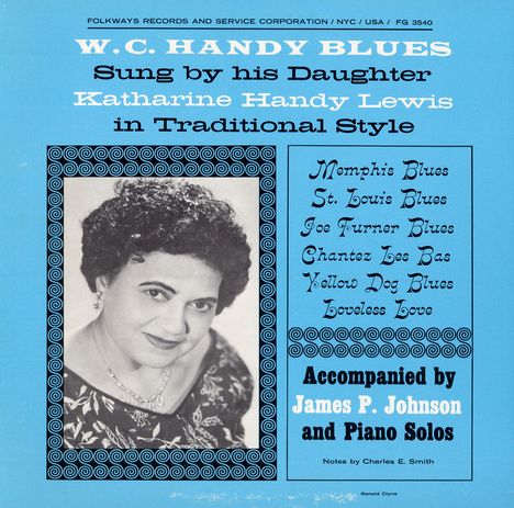 Katharine Handy Lewis: W. C. Handy Blues: As Sung By, CD