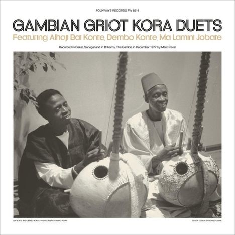 Alhaji Bai Konte, Dembo Konte &amp; Ma Lamini Jobate: Gambian Griot Kora Duets, LP