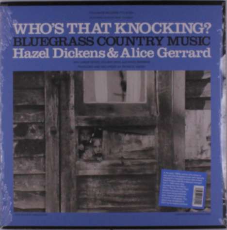 Hazel Dickens &amp; Alice Gerrard: Who's That Knocking? (remastered), LP