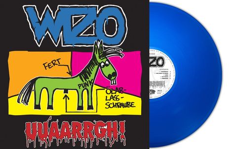 Wizo: UUAARGGH! (Blue Vinyl), 2 LPs