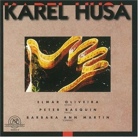 Karel Husa (1921-2016): Sonate für Violine &amp; Klavier, CD