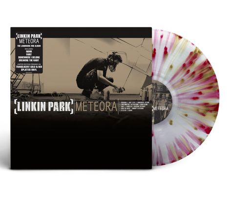 Linkin Park: Meteora (Limited Edition) (Translucent Gold &amp; Red Splatter Vinyl), LP