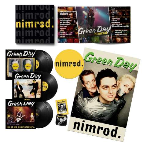 Green Day: Nimrod (25th Anniversary) (Limited Deluxe Numbered Edition), 5 LPs
