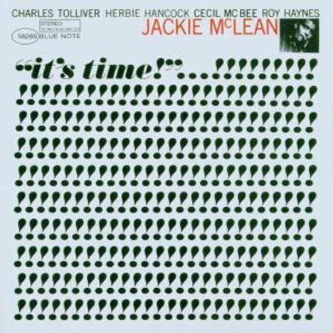 Jackie McLean (1931-2006): It's Time, CD