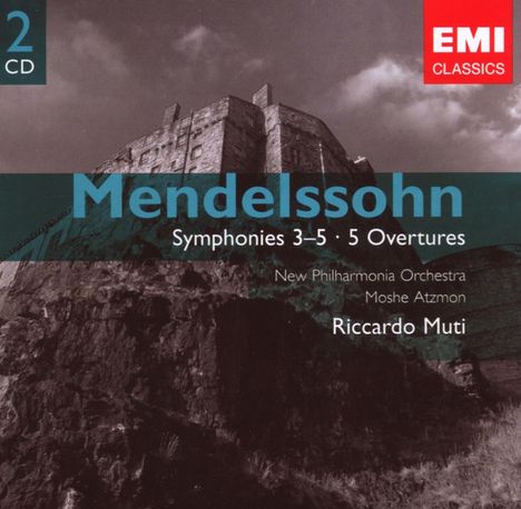 Felix Mendelssohn Bartholdy (1809-1847): Symphonien Nr.3-5, 2 CDs