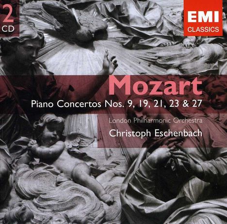 Wolfgang Amadeus Mozart (1756-1791): Klavierkonzerte Nr.9,19,21,23,27, 2 CDs