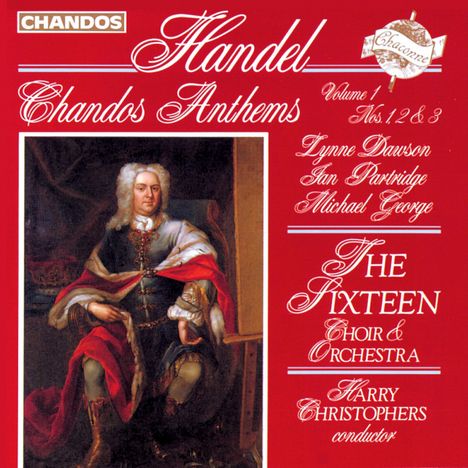 Georg Friedrich Händel (1685-1759): Chandos Anthems Vol.1, CD
