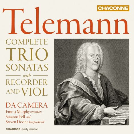 Georg Philipp Telemann (1681-1767): Triosonaten mit Blockflöte, CD