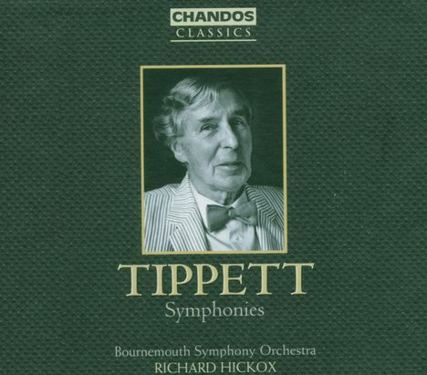 Michael Tippett (1905-1998): Symphonien Nr.1-4, 3 CDs