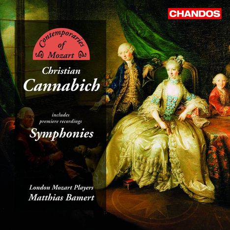 Johann Christian Cannabich (1731-1798): Symphonien Nr.22 &amp; 57 (C-Dur &amp; Es-Dur), CD