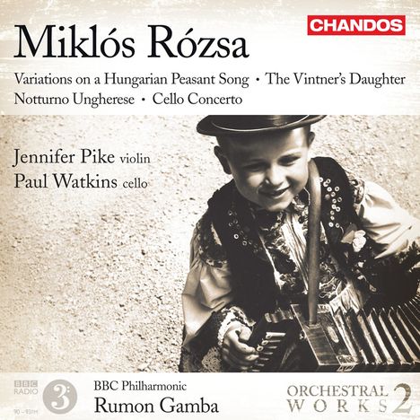 Miklós Rózsa (1907-1995): Orchesterwerke Vol.2, CD