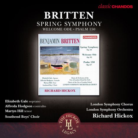 Benjamin Britten (1913-1976): Spring Symphony op.44, CD