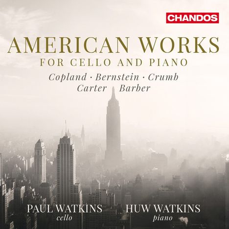 Paul Watkins - Amercian Works for Cello &amp; Piano, CD