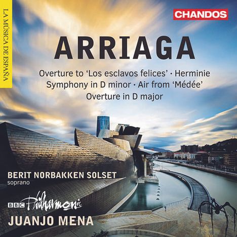 Juan Arriaga (1806-1826): Symphonie d-moll "Symphonie a grand orchestre" (ca.1824), CD