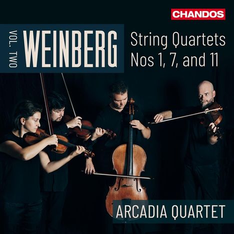 Mieczyslaw Weinberg (1919-1996): Streichquartette Vol.2 (Arcadia Quartet), CD