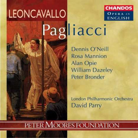 Ruggero Leoncavallo (1857-1919): Pagliacci (in englischer Sprache), CD