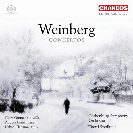 Mieczyslaw Weinberg (1919-1996): Flötenkonzerte Nr.1 &amp; 2 (op.75 &amp; op.148), Super Audio CD