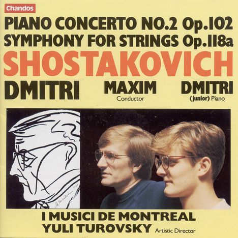 Dmitri Schostakowitsch (1906-1975): Symphonie für Streicher op.118a, CD