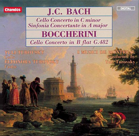 Johann Christian Bach (1735-1782): Cellokonzert c-moll, CD