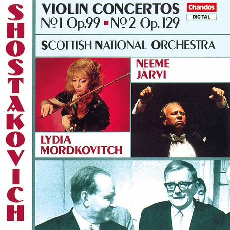 Dmitri Schostakowitsch (1906-1975): Violinkonzerte Nr.1 &amp; 2 (opp.99 &amp; 129), CD