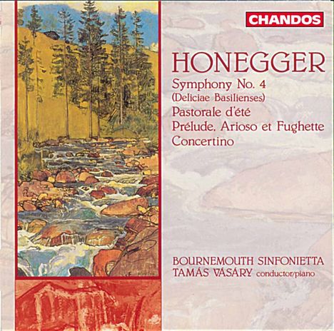 Arthur Honegger (1892-1955): Symphonie Nr.4, CD