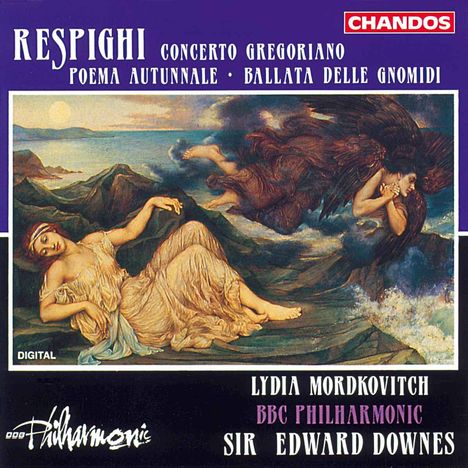 Ottorino Respighi (1879-1936): Concerto gregoriano für Violine &amp; Orchester, CD