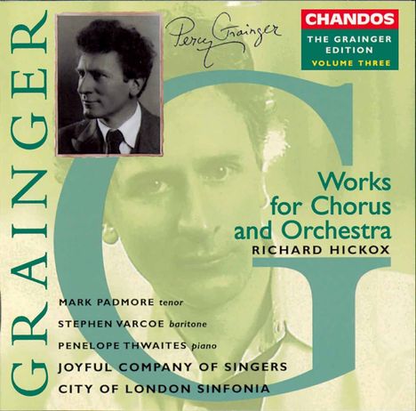 Percy Grainger (1882-1961): Percy Grainger Edition Vol.3, CD