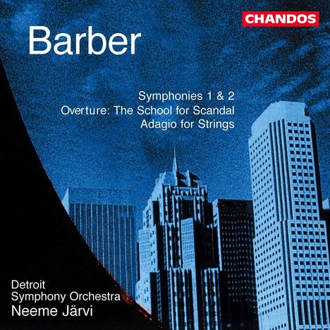 Samuel Barber (1910-1981): Symphonien Nr.1 &amp; 2, CD