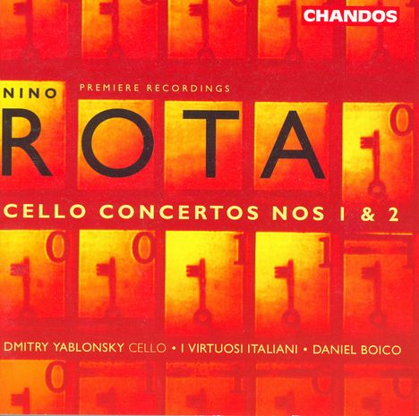 Nino Rota (1911-1979): Cellokonzerte Nr.1 &amp; 2, CD