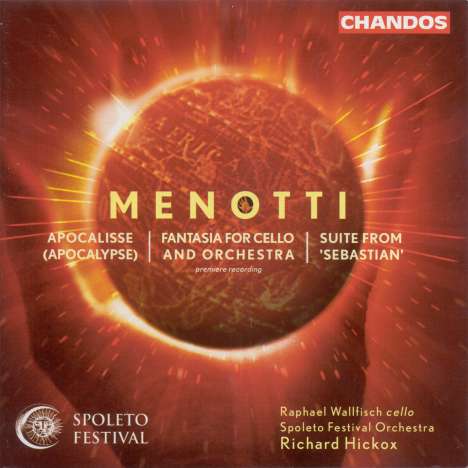 Gian-Carlo Menotti (1911-2007): Fantasie für Cello &amp; Orchester, CD