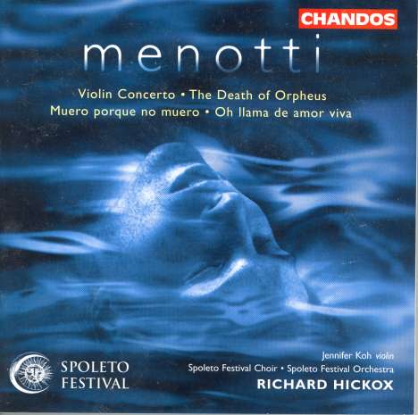 Gian-Carlo Menotti (1911-2007): Violinkonzert, CD